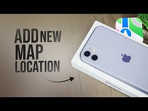 How to Add New Map Locations on iPhone (tutorial)
