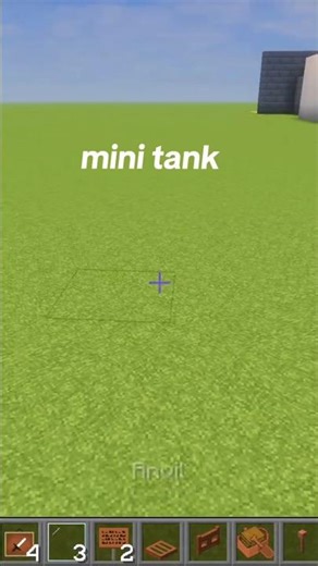 How to make mini tank in minecraft