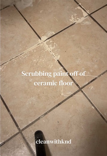 Made a little mess with the paint 😂 whoops..isopropyl alcohol comes in handy when getting paint off the ground 👍 I added some soapy water to make the scrub for visible and satisfying ❤️ #viral #scrub #scrubbing #foryou #clean