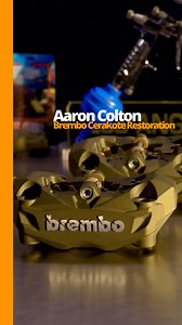 Aaron Colton Calipers Cerakote ASMR - 🎧🏍️ Watch and listen as Aaron Colton restores some Indian motorcycle brake calipers with the iconic burnt bronze 👌 VC: Jack Parker #garage93 #cerakote #indianmotorcycle #indianscout #bikebuild #bikebuilds #vtwin #aaroncolton #ebcbrakes #ebcbrakesofficial #ebcbrakesofficial #cerakoteautomotive #burntbronze #brakleen #cadplating #cadmium | Cerakote