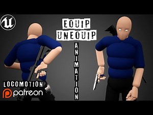 Equip and UnEquip Animation with ALS | #13 | Advanced Locomotion System V4 with Unreal Engine 5