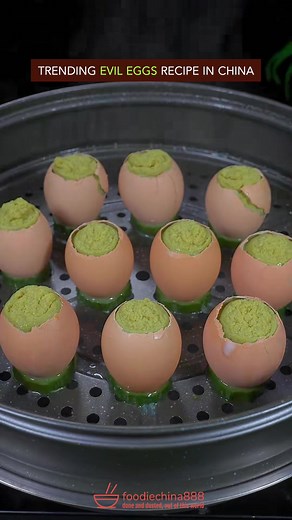 Trending evil eggs recipe in China. Have u ever seen it before? Do u have the guts to try? #recipe #chinesefood #cooking #egg #eggrecipe