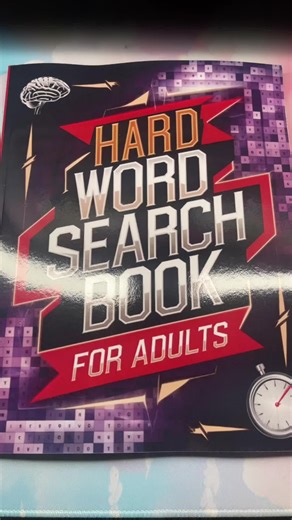 Challenging Word Search Book for Adults
