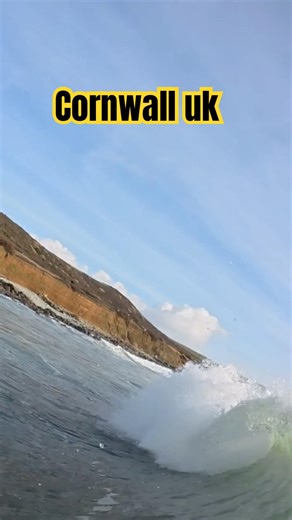POV BODYBOARDING IN CORNWALL #risky #ocean #pov