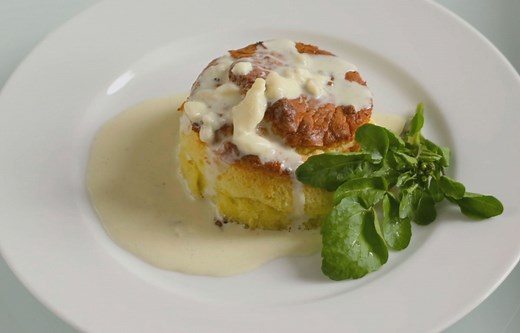Twice-baked Roquefort Souffles
