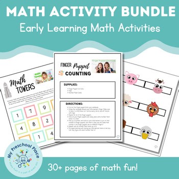 Math Activity Bundle for Early Math Skills