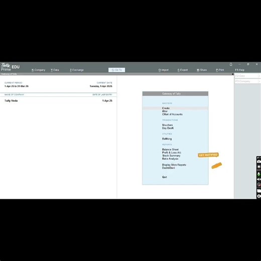 Proforma Invoice kaise Banaye 😧 #tallyprime #shorts