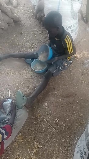 9.1K views · 26 reactions | This is somewhere in Adamawa, called, Geire LGA, every Saturday is their market day & I was there to buy rice & I came across something of this nature .. parents along with their children who can afford to buy food will gather all the remnant of some raw food stuff & extract out the Sand just to put food on their table. even though is kinda of cheaper they can't afford it. | Joseph A. Daniel | Facebook