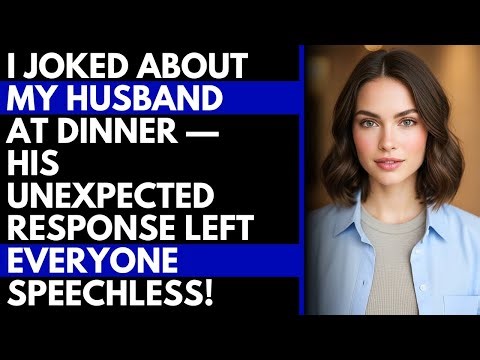 I Joked About My Husband at Dinner — His Unexpected Response Left Everyone Speechless! #cheating