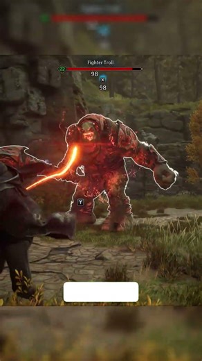 Fighting a Troll with a Fire Tornado 🧌🔥#hogwartslegacy #hogwarts #troll #firetornado #epicfight