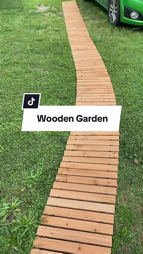 Creating a Beautiful Wooden Garden Pathway