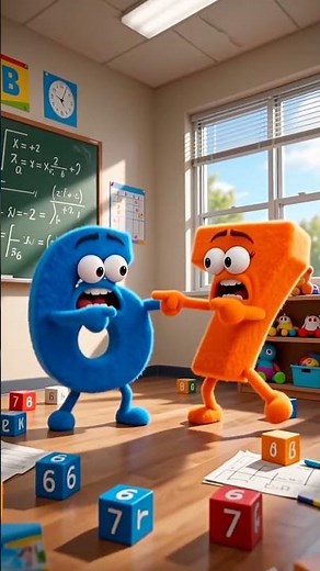 6 vs 7 EPIC FIGHT! 😱 Sesame Street Style Numbers Battle | Funny Kids Animation