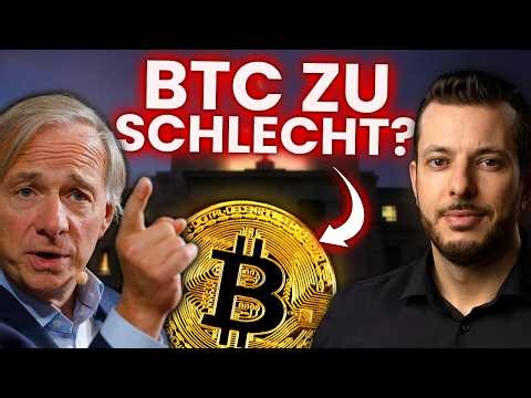 ZENTRALBANKEN werden NIEMALS BITCOIN kaufen?! RAY DALIO mit BÄRISCHER PROGNOSE! 😳
