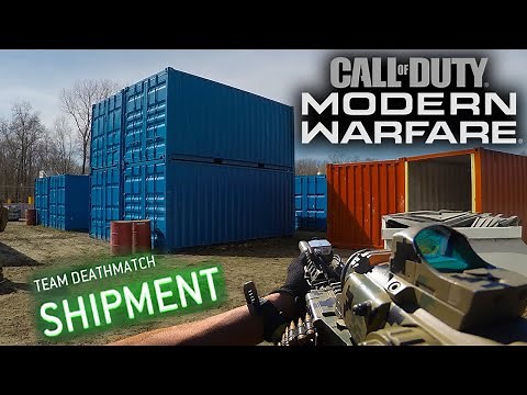 Call of Duty: Modern Warfare "Shipment" Airsoft In REAL Life!