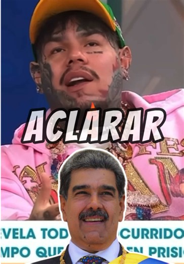 TEKASHI 6IX9INE: NO❌TENGO QUE VER NADA CON NICOLAS MADURO‼️🤷🏻‍♂️ #tekashi #6ix9ine #nicolasmaduro