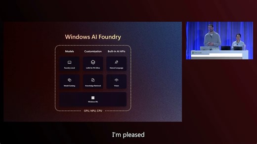 Say hello to Windows AI Foundry 💫 Meet the unified and reliable platform supporting the AI developer lifecycle from model selection, optimization, fine-tuning and deployment across silicon. Learn more: https://msft.it/6186Sj0n2 | Windows Developer