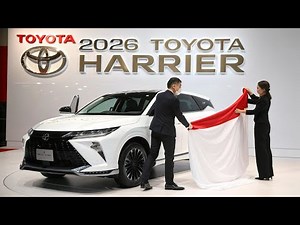 A thorough review of the 2026 Toyota Harrier! Luxury, fuel economy, and price have all improved! ...