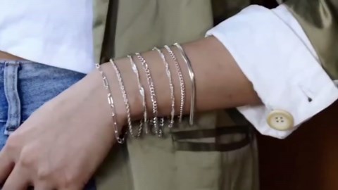 Dainty Silver Bracelets for Women Trendy, 925 Sterling Silver Jewelry Set for Women Bracelets for Women Paperclip Box Herringbone Figaro Rope Chain Bracelet Fashion Pack Gifts for Women Girls