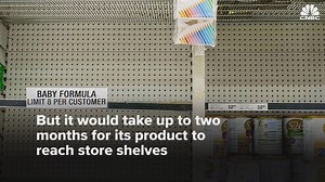 3.4K views · 81 reactions | There is a nationwide shortage of baby formula affecting parents across the country that has spurred a response from several House committees trying to figure out what caused the issue. The shortage began in February after a major formula supplier, Abbott Nutrition, launched a massive voluntary product recall. Two infants died after consuming powdered formula manufactured by the company’s facility in Sturgis, Michigan, earlier this year. | CNBC | Facebook