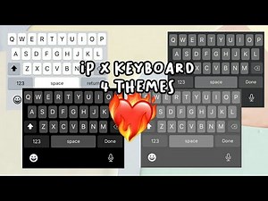 iPhone Keyboard on Android with 4 Real iOS Themes!