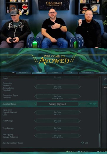 Exploring Custom Difficulty Modifiers in Avowed