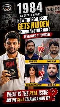What George Orwell's 1984 Teaches Us About Public Attention | #neetpaperleak #jugad4engineers