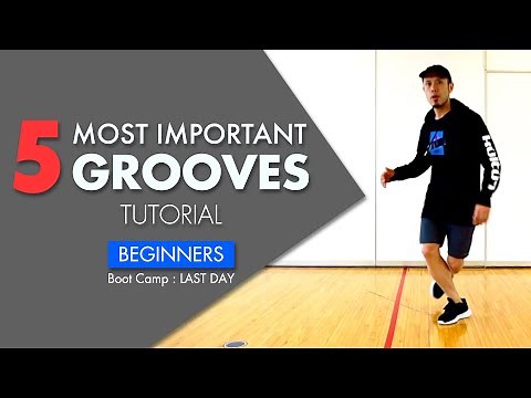 House Dance 5 Basic steps & Grooves Tutorial | Beginners