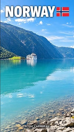 Liberty of the Seas in a Breathtaking Norwegian Fjord 🇳🇴