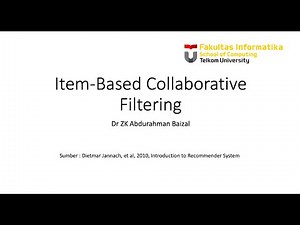 Item Based Collaborative Filtering Part #1