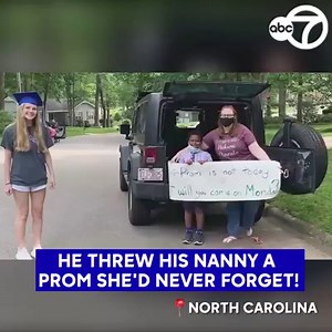 No prom? No problem: 7-year-old Curtis Rodgers is quickly becoming the biggest prom king of Raleigh, North Carolina. Curtis, who hadn't seen his nanny Rachel Chapman in two months because of COVID-19, wanted to throw her a prom. 👑❤️ https://7ny.tv/3gy8LxB | ABC7NY