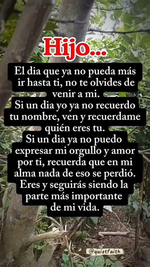 Hijo, Nunca Olvides Cuánto Te Amo ❤️ #frases #reflexión #motivacion #shortvideo