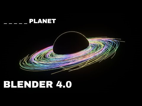 No Name Planet/ Bezier curve animation in blender/ planet animation in blender