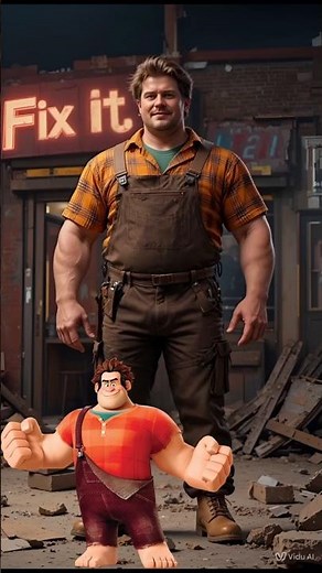 Wreck‑It Ralph Characters in Real Life 🎮 Ultra-Realistic Glow Ups #Shorts