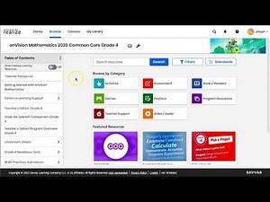 Finding Math Assessments on Savvas Realize Envisions 1