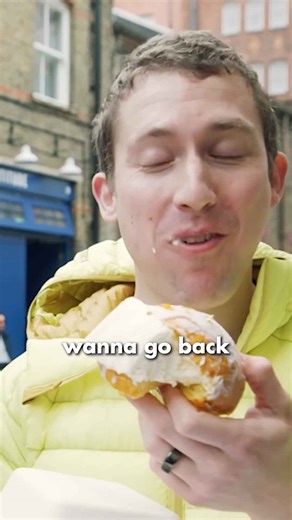 Giant beignet taste test: Surprising reactions & outdoor laughter!