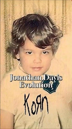 The Dark Evolution of Jonathan Davis 🎤🖤 #jonathandavis #korn #heavymetal #shorts