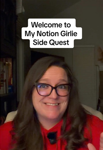 Learning Notion as a 40 millennial who's tired of winging it 💅 I'm going through all the Notion Academy lessons and sharing the whole journey. Join my Notion Girlie Side Quest 👩‍💻 #notion #notiontok #sidequest