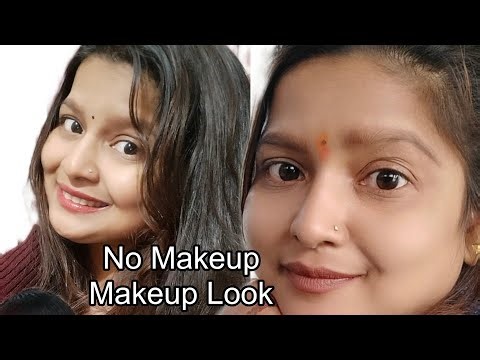 "NO MAKEUP" Makeup Look🌷 natural everyday makeup for beginners | cutecoqueenbeauty #nomakeup #makeup