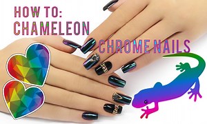 82K views · 340 reactions | ­In diesem Video zeigen wir dir, wie einfach und schnell du ein tolles Design mit Chamäleon Chrome Pigment und verschiedenen Accessoires zaubern kannst. Produkte hier bestellen ►www.trendnails-international.com Designerin Elena Buchmann | trendnails international | Facebook