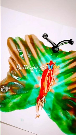 How To Paint A Butterfly With Just Dots!