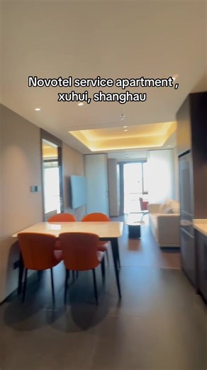 Novotel service apartment, xuhui, shanghai. 1br 1bath, CNY 9000 / month #rent #shanghai #apartmenttour #fyp #apartment