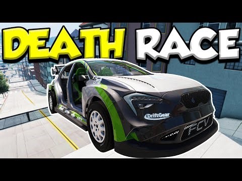 DEATH RACE ACROSS CITY!! - BeamNG Mods - BeamNG Gameplay