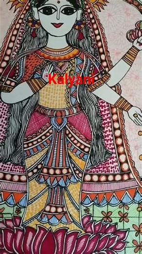 Mahalaxmi #folkart #mithilaart #madhubanipainting #art #maithili