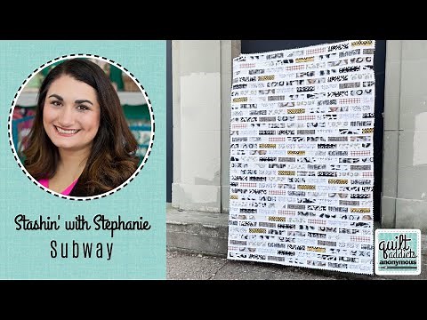 Subway Tile Quilt Pattern that uses Fat Quarters!