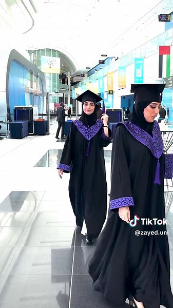 On their special day, Zayed University graduates shine like stars—radiant, confident, unstoppable.\u000bThis is their moment to own the spotlight. #ZUFutureMakers #Proud_ZUAlumni في يومهم المميز، يتلألأ خريجو جامعة زايد كالنجوم—مضيئون، واثقون، لا يُوقفهم شيء.\u000bهذه هي لحظتهم ليتألّقوا تحت الأضواء. 🎓 #صناع_المستقبل_جامعة_زايد #صناع_المستقبل #جامعة_زايد
