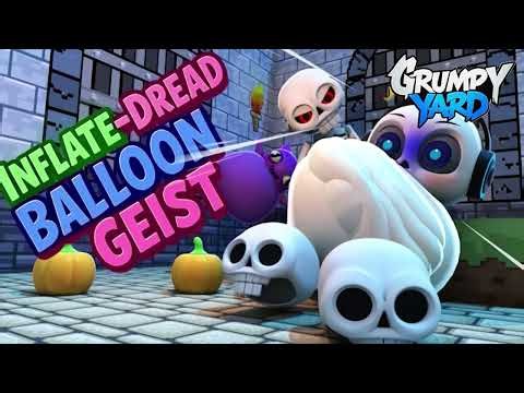 Grumpy Pop Goes Infilate | Grumpy Yard #inflatable #balloon #grumpyyard