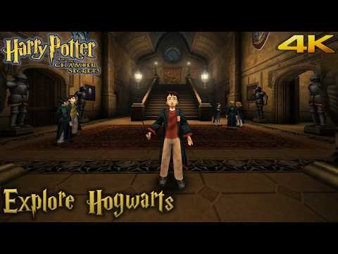 Harry Potter and the Chamber of Secrets PC Mods - Explore Hogwarts - Walkthrough (4K)