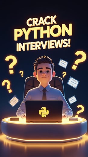 Surya Singu on Instagram: "🐍 5 Most Commonly Asked Python Interview Questions 💡 | Be Ready to Crack Your Next Tech Interview! 🚀 Preparing for a Python interview? 🧠 Here are the Top 5 most commonly asked questions that you MUST know before walking in! 💼💻 #python #pythoninterview #codinginterview #pythonprogramming #pythondeveloper #techinterview #interviewprep #learnpython #codingreels #programming #developerlife #coders #softwaredeveloper #itjobs #pythonquestions #codinglife #codewithme #t
