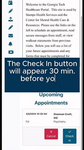 How To Check In For An Appointment