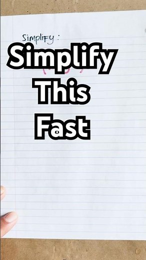 Simplify with only positive exponents #algebra #mathematics